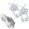 CHENNAN 1 paio di Ice Tacchetti, Picchetti Antiscivolo per Scarpe, Copriscarpe da neve con 10 chiodi in acciaio, Leggero Ice Tacchetti Ramponi da Ghiaccio Antiscivolo, adatta alle giornate di neve (L)