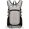 Culinavog Zaino Leggero Pieghevole 20L, Zaino Impermeabile Ultraleggero, Piccolo Escursioni Zainetto Per Donna Uomo Viaggio Campeggio Città Sportivo Trekking Hiking Escursione (Grigio)