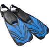 SEAC Vela OH, Pinne Corte da Snorkeling e Nuoto in Piscina con Cinghiolo Regolabile Unisex Adulto, Blu, M/L
