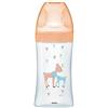 Dodie, Biberon Anticolica Sensation+, in Vetro, Cerbiatta Beige, 270 ml, da 0 a 6 E, Tettarella Piatta, Flusso Medio Piccolo