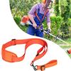 YOUSHARES Trimmer a Tracolla - Trimmer a Imbracatura Una Spalla con Cintura di Nylon Durevole Adiuestabile per Decespugliatore o Giardinaggio (per STIHL FS,Taglia-Bordi serie km) Arancione
