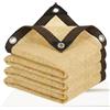 YILUFACAI Rete Ombreggiante 2x1m 90% - Blocca i Raggi UV, Antivento, Antigrandine - Telo Ombreggiante con Occhielli per Pergola, Giardino, Balcone, Serra, Pollaio