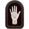 CHEHOMA Cornice decorativa a mano mistica, arte divinatoria, nero, 19 x 14 x 1,5 cm