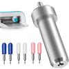 ANBOO Lama a taglio fine premium + custodia, lame di ricambio compatibili con Cricut Joy Xtra/Extra (3 coltelli Cricut) (argento)