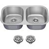 Kraus KBU22 81,3 cm Undermount 50/50 double Bowl 16 gauge stainless steel Kitchen Sink, KBU22