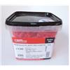 RAM CHEVILLES ET FIXATIONS Tassello con colletto, 8 x 39 mm, rosso, secchio da 250