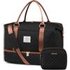 LOVEVOOK Borsone da Viaggio Donna Borsa Palestra Donna Bagaglio a Mano Easyjet Cabin Bag Weekend Travel Duffel Gym Bag con Organizer Valigia Grande Borsa Parto Ospedale Mamma Nascita per Aereo Fitness