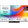 Panasonic Premium TV-65W85BEZ, Serie W85B, 65 Pollici, Smart TV QLED 4K Ultra HD, 2025, 120Hz, Fire TV, Dolby Vision e Atmos, Modalità Game Extreme, Supporto Alexa, Apple, Bluetooth, Nero