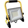 V-TAC Faro LED da Cantiere 50W Chip CREE 4000K IP65 con Staffa e Cavo 3m Nero 242186