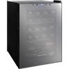 Russell Hobbs Refrigeratore per vino con porta a specchio, 62 litri, luce LED con controllo touch, display digitale, ripiani regolabili, porta in vetro RH20WC201MR
