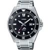 Casio Serie MDV106 | Orologio analogico unisex | 200M WR | Cassa in acciaio inossidabile | Cinturino in resina | 2 lancette analogiche (HR, Min, SEC) | Display della data | Corona a vite/fondello a