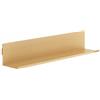 Jan Nowak JOANNE Scaffale da parete libreria portafoto in metallo 70 cm Beige