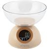 Tognana Iridea, Bilancia da Cucina Digitale 5 kg plastica, Champagne