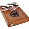 Sonic Energy Pick Up Kalimba - 17 note in C Major - For Stage, Live, Studio - Legno di Mogano - Accessori inclusi (PKL1708H)