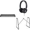 Yamaha Tastiera portatile PSR-E360 in dotazione con cuffie HPH-150, supporto per tastiera L-2C