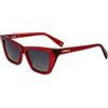 Furla Occhiali da Sole SFU730 6DCP SHINT TRANSP.RED 54/16/145 Donna