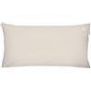 TOM TAILOR Federa Satin, 40x80 cm, 100% cotone, con piping e ricamo del logo, con cerniera, FINE STRIPES Beige, Bianco (Sunny Sand & Off White)