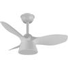 Levitantes Ventilatore bianco 36 W 2680 lm 3 pale 31/46 x 82 x 82 cm, temperatura regolabile, telecomando
