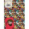 Danilo Promotions LTD Harry Potter - 6 fogli di carta regalo, 6 etichette, dimensioni foglio 70 cm x 50 cm, prodotto ufficiale Responsibly Resourced