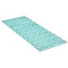 TATAY Tappetino Antiscivolo da Doccia o Vasca, di PVC con Ventose, Resistente a muffe e microbi, antibatterico, Design Pesci, Turchese, Dimensione 97 x 36 cm