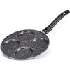 Alluflon Tradizione Italia Padella per Pancake, con rivestimento antiaderente, 23cm, Made in Italy