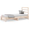 vidaXL Letto da giorno allungabile 2x(90x200) cm in legno di pino massiccio