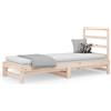 vidaXL Letto da giorno allungabile 2x(90x190) cm in legno di pino massiccio
