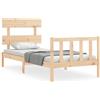 vidaXL Letto in legno massello vidaXL senza materasso, in legno di pino