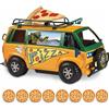 Giochi Preziosi NINJA TURTLES - Furgone per la consegna della pizza, furgone per la consegna della pizza, bambini +4 anni, Famosa (TU804000) NINJA TURTLES
