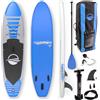 SereneLife Stand Up Paddling Board Set, Accessori completi per tavole da SUP, Stand Up Paddle Board per bambini e adulti, tavola da surf e borsa da trasporto,