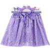 CERDÁ LIFE'S LITTLE MOMENTS - Set Tutù Bambina con Cerchietto, Costume Principessa Ufficiale Disney & Sanrio, Taglia Unica 3-8 Anni (3489 Viola Kuromi)