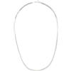 Silverly Collana a Spina di Pesce in Argento 925 per Donna, 45cm | Catena a Serpente Piatta Semplice in Argento Sterling da 2,5mm per Stratificazione | Catene Minimaliste