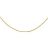 CARISSIMA Donna 18 ct Oro Giallo 0,9 mm Collana Curb Taglio Diamante di Lunghezza 51 cm/20 pollici