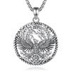 AEONSLOVE Collana Lupo Vichingo Argento 925 per Uomo Donna, Ciondolo Rune Vichinghe/Albero della Vita Yggdrasil/Drago Vintage/Martello di Thor/Vegvisir, Gioielli Vichinghi Uomo