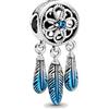 JCaleydo G 47 Charm Compatibile con Bracciale Pandora