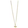 Purelei Catena Star, impermeabile e regolabile, ciondolo a forma di stella scintillante con zirconi, in acciaio inox e placcatura in oro 14 K/18 K, simbolo di connessione, coesione e luce interna