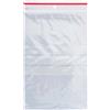 Q-Connect Buste trasp. chiusura grip in LDPE 50 μm Q-Connect con banda scrivibile - cont. alimentare - conf. 1000 pz - 12x18 cm - F08455
