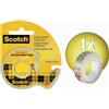 Scotch Nastro biadesivo Scotch® 136D SOEU trasparente con dispenser a chiocciola 12,7 mm x 6,3 m - 136D-MDOEU - F08183