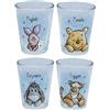 Silver Buffalo Winnie the Pooh Disney - Set di 4 mini bicchierini da liquore, 56,7 g