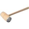 Natudeco Batticarne Batticarne a Due Lati Martello Per Carne con Manico in Legno Martello Per Carne Resistente Batticarne Utensile da Cucina Per Intenerire Bistecca di Manzo