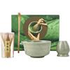 Hisdricus Matcha Kit - Matcha Set - Set Tè Matcha 4 Pezzi, Frusta Matcha, Ciotola Matcha, Supporto Chasen e Cucchiaio Matcha - Set Matcha per la Cerimonia del Tè - Adatto per la Casa, l'Ufficio e Come Regalo