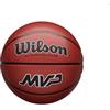 Wilson Mini Pallone da Basket MVP Micro, In Gomma, Compatto e Versatile per Bambini o come Decorazione, Marrone