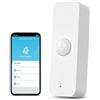 RISOON Sensore di movimento WiFi intelligente Tuya PIR per la sicurezza domestica, sensore wireless con app di monitoraggio remoto e comando vocale compatibile con Alexa
