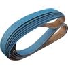 Shineboc Nastri Abrasivi 50 x 2000 mm, 6 Pezzi Nastro Abrasivo 40/60/80/120/240/400 Grane Carta Abrasiva per Levigatrice a Nastro per Lucidare Metallo, Legno