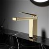 DMOZMSY Rubinetto Bagno Lavabo Dorato Miscelatore Lavabo Bagno Stile Antico Dorato Rubinetto Lavandino Bagno in Ottone
