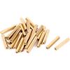 uxcell sourcing map M4 x 35mm Femmina Filettato Ottone Esagonale Distanziale Pilastro Spaziatore Dado 25pz
