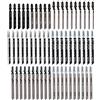 Ghopy Set di 60 lame per seghetto alternativo per Festool, Bosch, Dewalt, Hitachi, Milwaukee, Makita, tagli dritti e rapidi per legno, plastica e taglio di metalli
