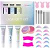 Libeauty Laminazione Ciglia Kit Completo, 10ml Kit Laminazione Ciglia Con Balsamo Lash Lift, Design Tubolare, per Uso Domestico E in Salone