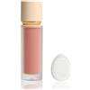 Rieoany Fard liquido con mini tampone, blush opaco per donne, finitura naturale, facile da sfumare, compatto per il viaggio, 5 ml di rossore liquido