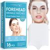 OEDPMFYL Cerotti Antirughe Fronte 16 Pezzi, Patch Anti Rughe per Fronte e Linee di Espressione, Patch in Silicone per Ridurre Rughe, Lift Naturale Notturno, Trattamento Anti Età Donna, Idratante e Nutriente